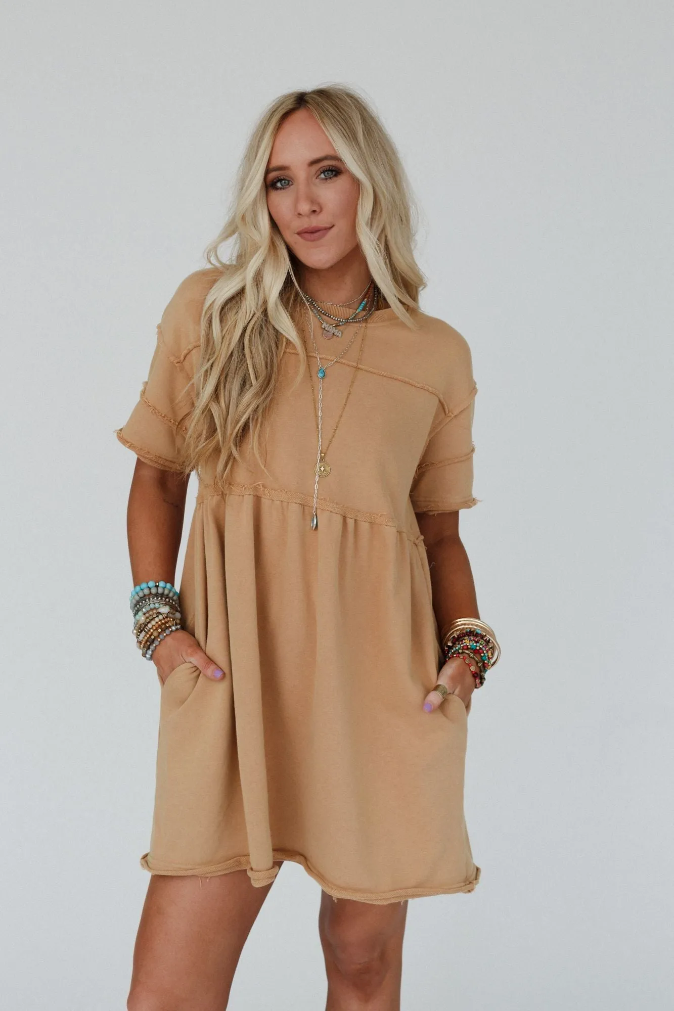 Soul Sway Dress - Taupe