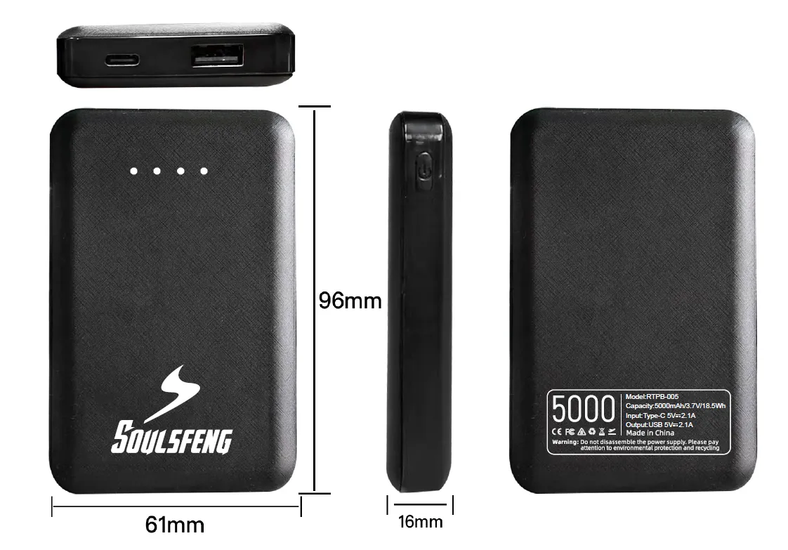 Soulsfeng 5000mAh Power Bank