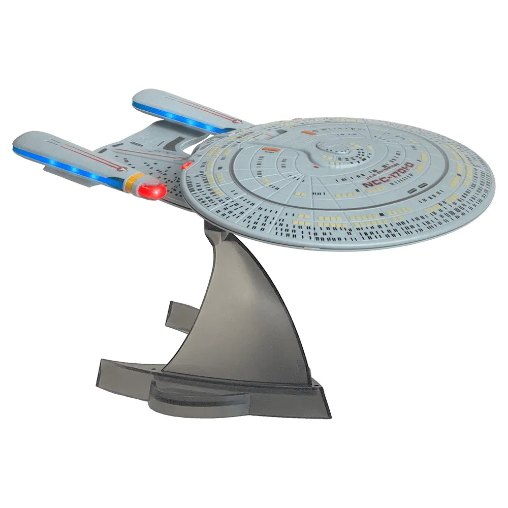 Star Trek: The Next Generation U.S.S. Enterprise NCC-1701-D Bluetooth Speaker With Sleep Machine, LED's & Sound Effects