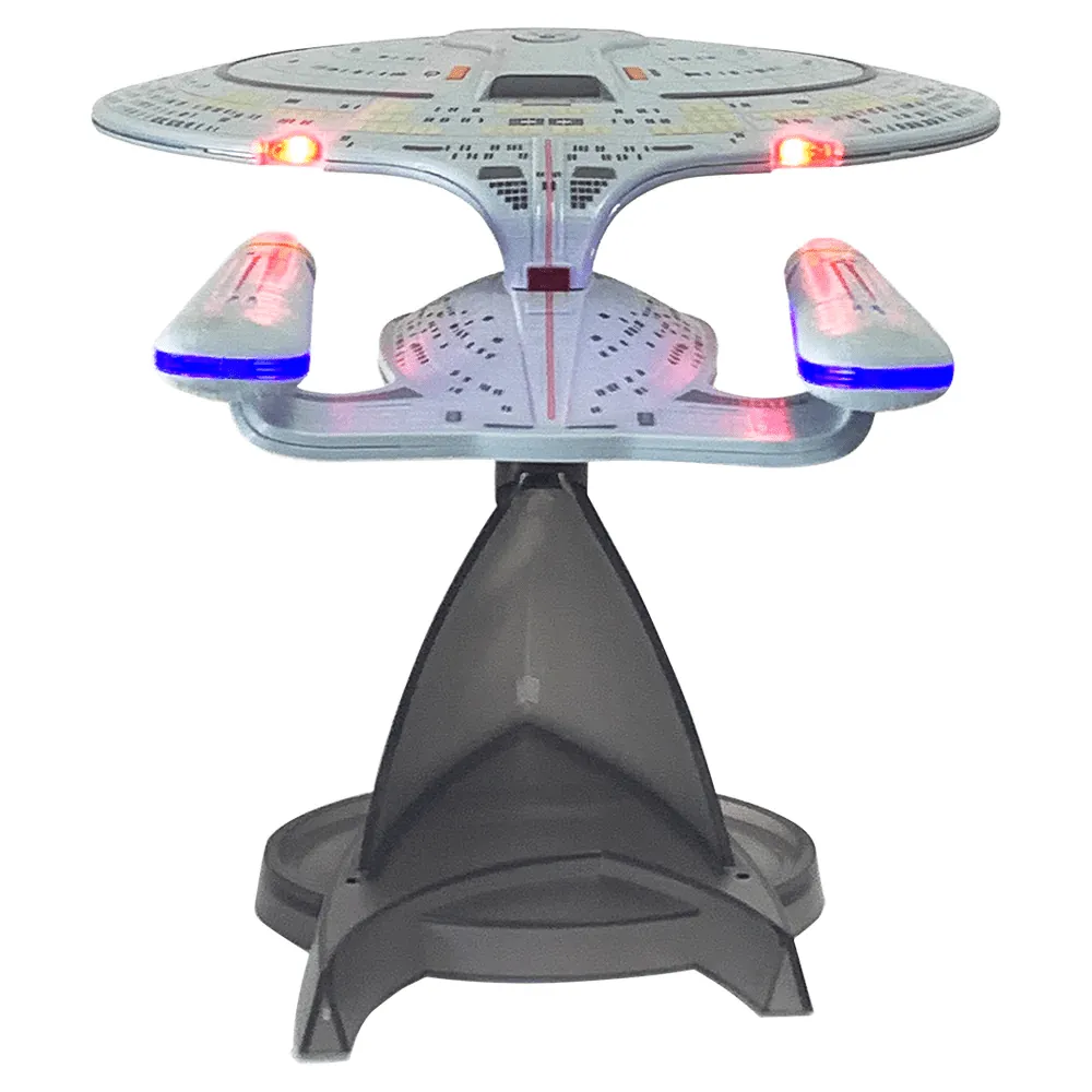 Star Trek: The Next Generation U.S.S. Enterprise NCC-1701-D Bluetooth Speaker With Sleep Machine, LED's & Sound Effects