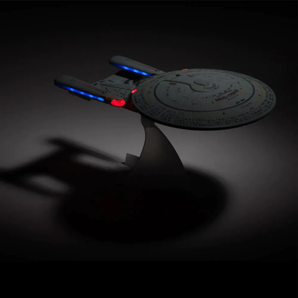 Star Trek: The Next Generation U.S.S. Enterprise NCC-1701-D Bluetooth Speaker With Sleep Machine, LED's & Sound Effects