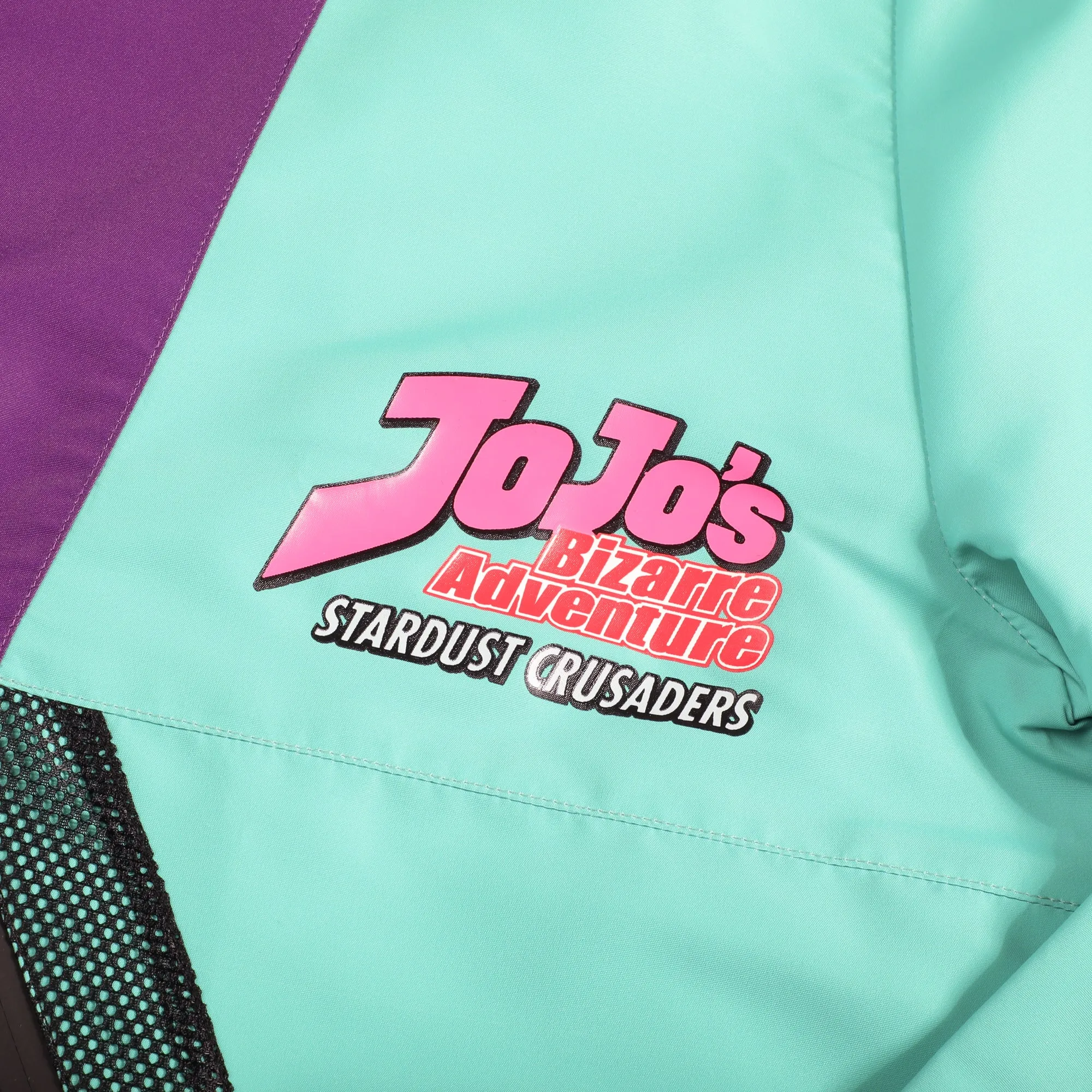 Stardust Crusaders Noriaki and Jotaro Color Block Anorak