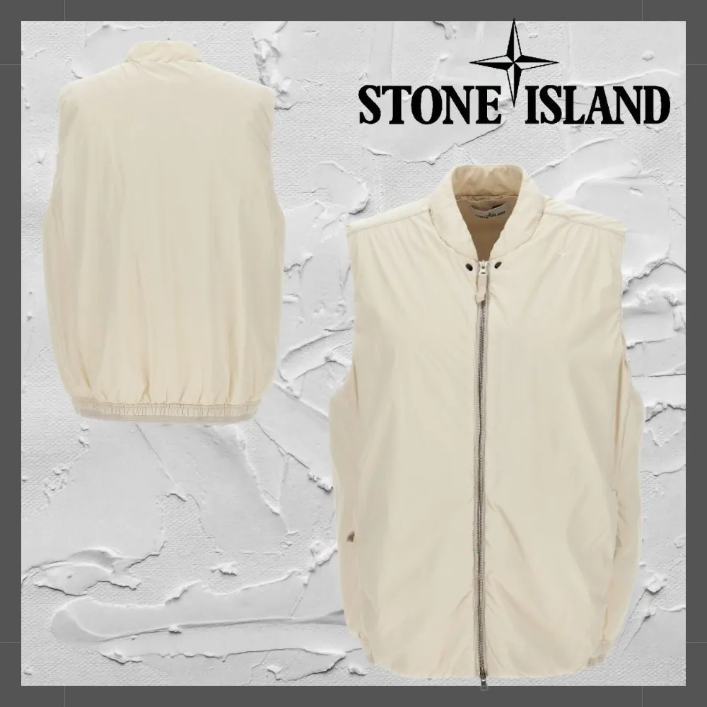 STONE ISLAND  |Plain Logo Vests & Gillets