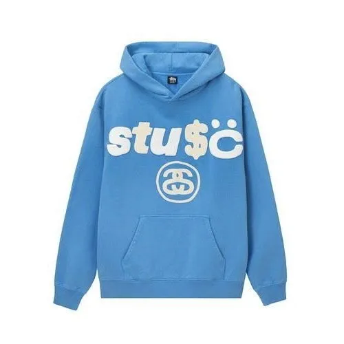 STUSSY  |Unisex Sweat Street Style Collaboration Long Sleeves Plain