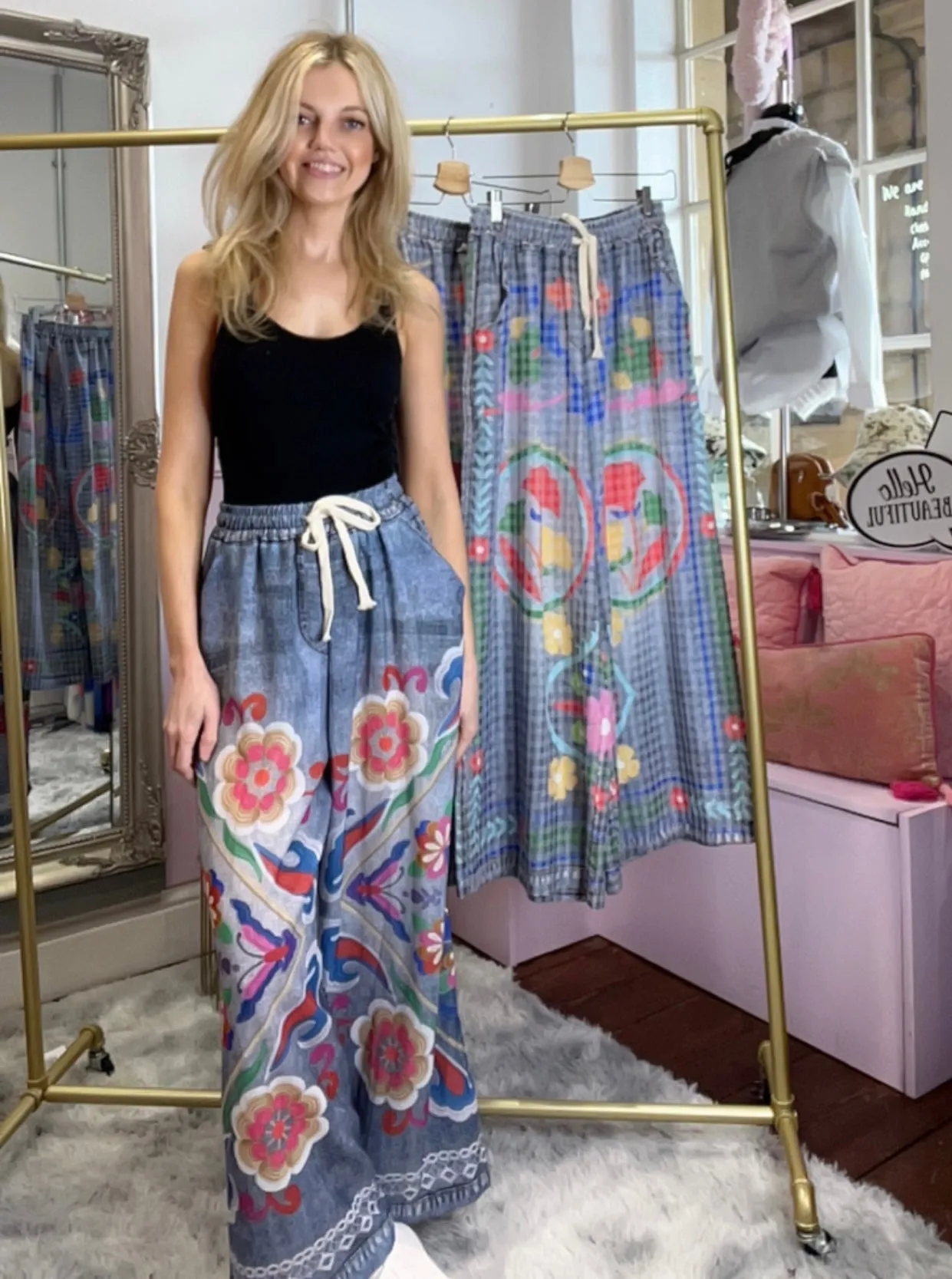 Summer Print Trousers