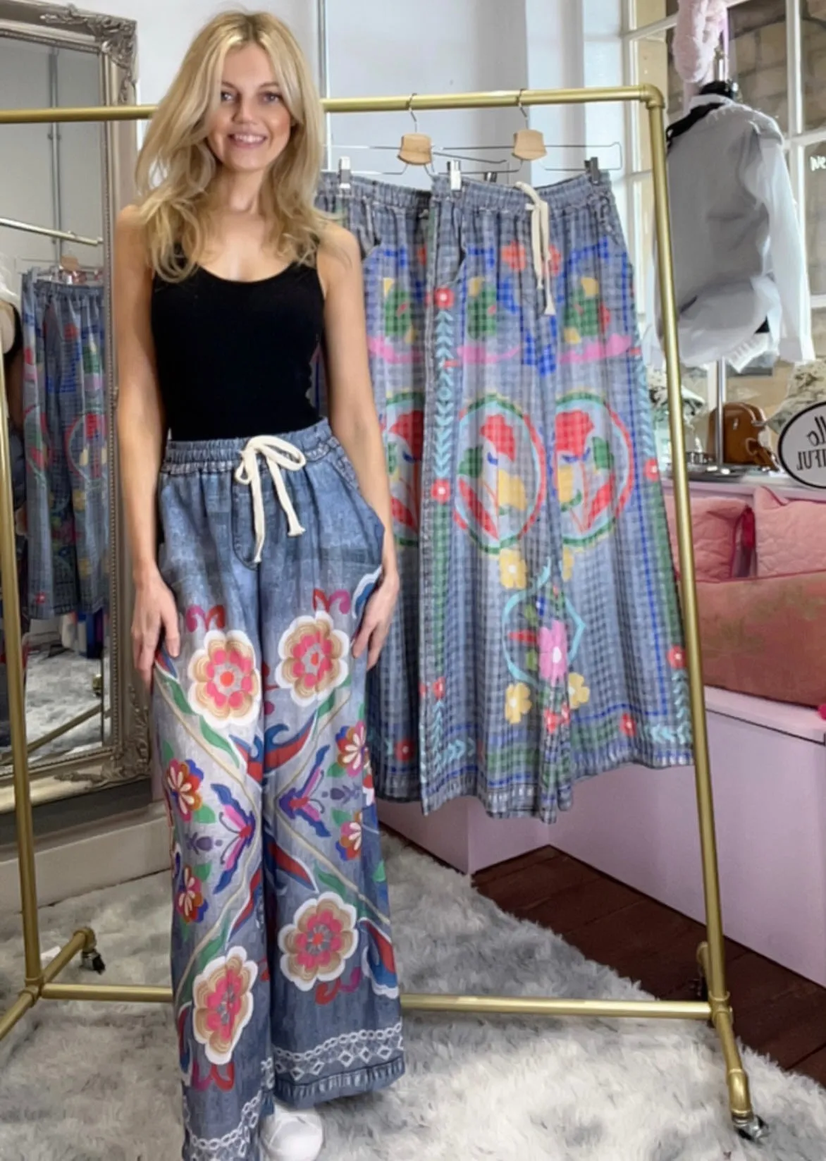 Summer Print Trousers