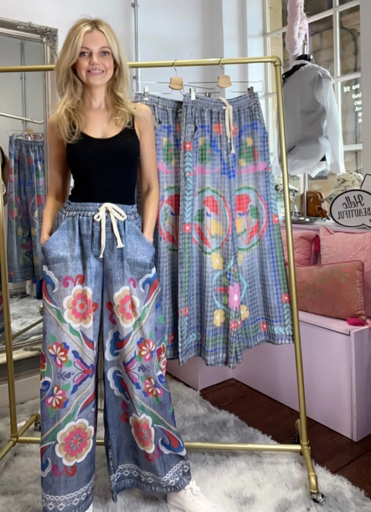 Summer Print Trousers