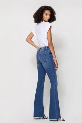 Sunfaded Mini Flare Jeans