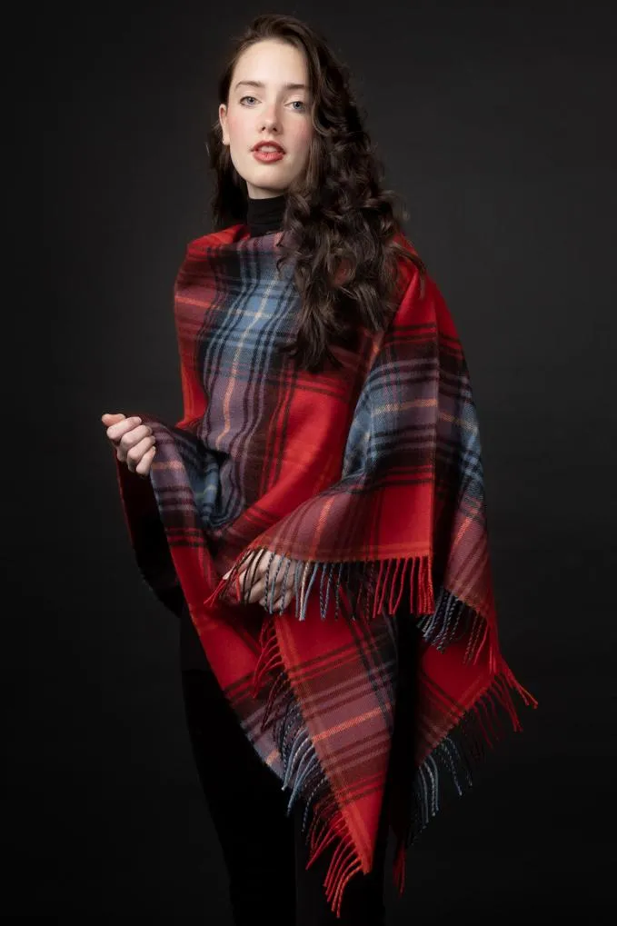 Tartan Poncho (Ruby)