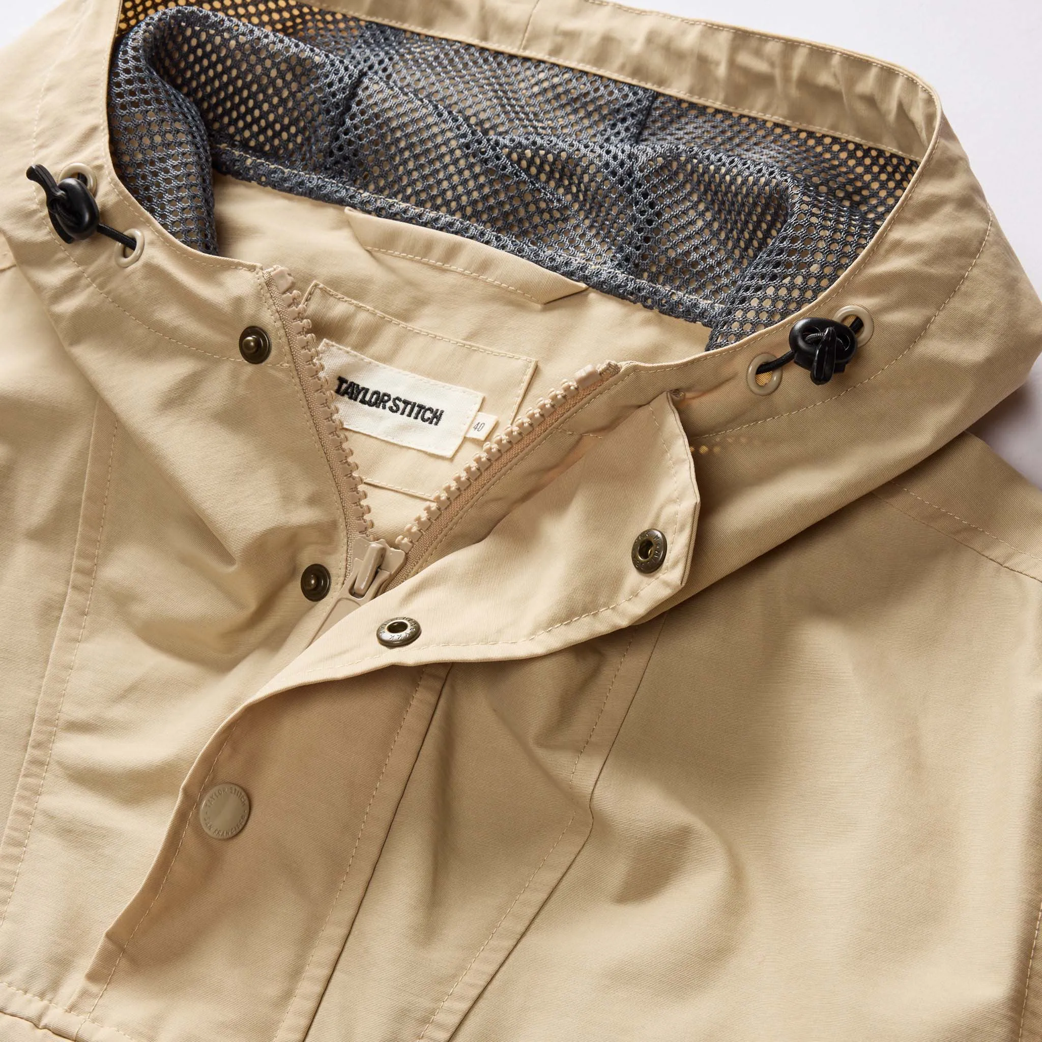 The Chapman Anorak in Light Khaki 60/40