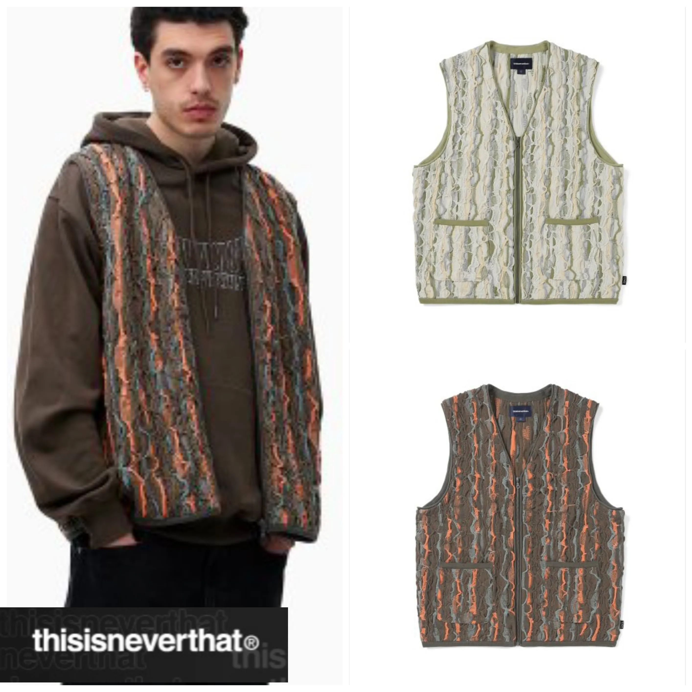 thisisneverthat  |Unisex Street Style Vests & Gillets