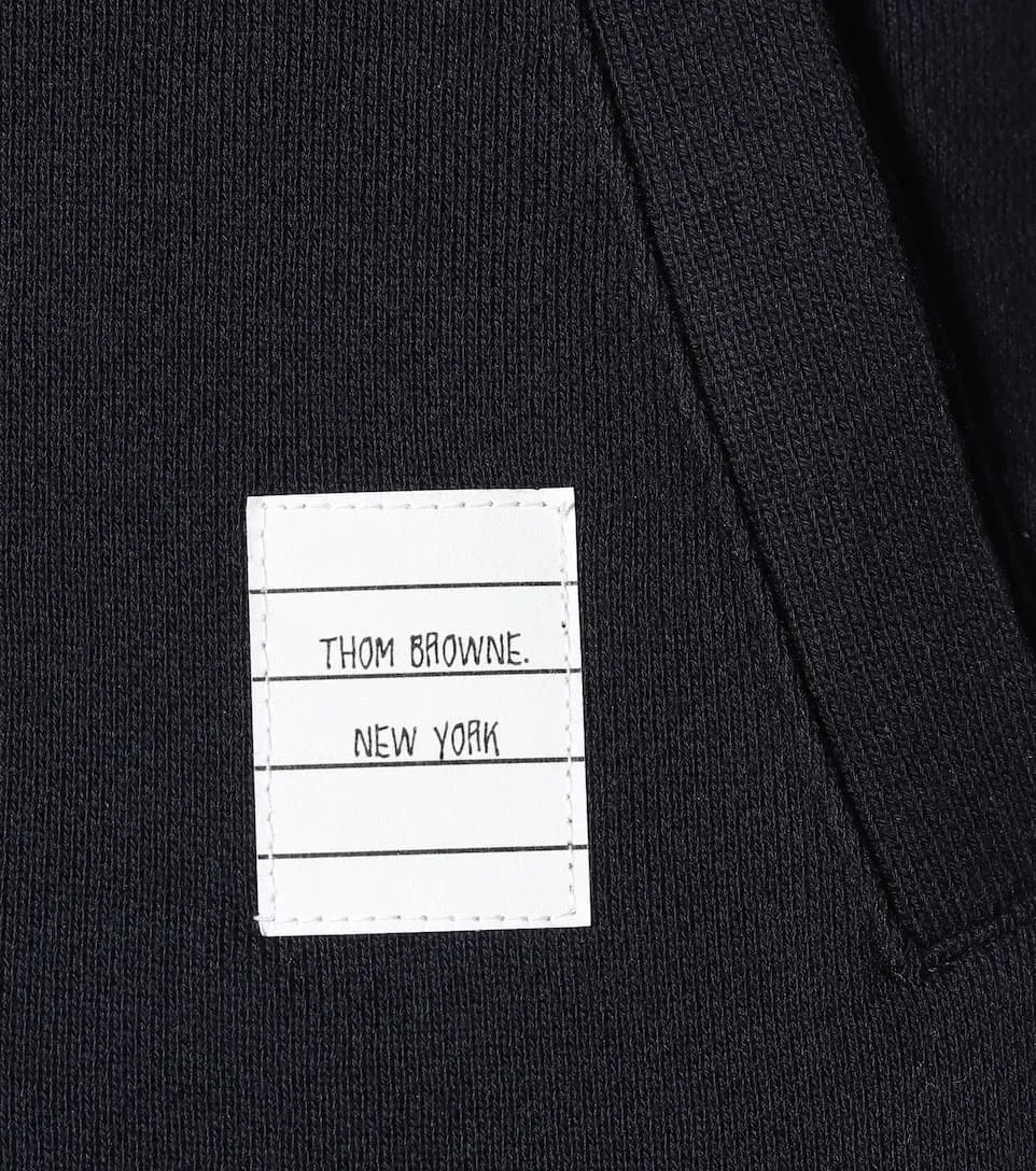 THOM BROWNE  |Unisex Street Style Long Sleeves Plain Cotton Medium Logo