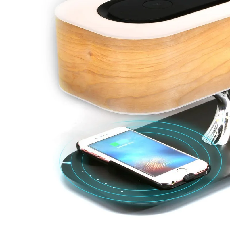 Tree Light Table Lamp with Bluetooth Music Speaker & Wireless Charging(QI)