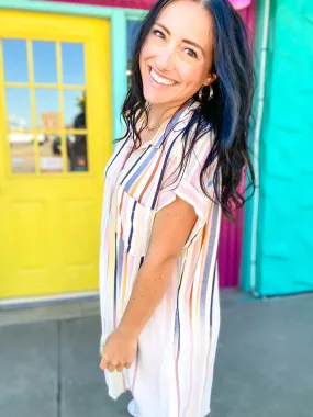 Umgee Stripe Shirtdress