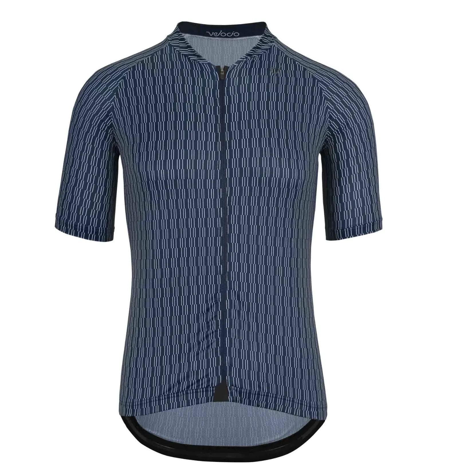 VELOCIO MINI CHECK ULTRALIGHT MENS NAVY JERSEY SMALL