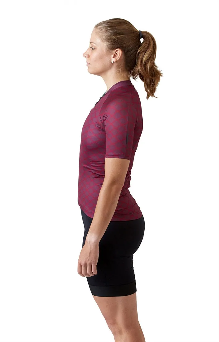 VELOCIO ULTRALIGHT WOMENS JERSEY LINK DARK PLUM