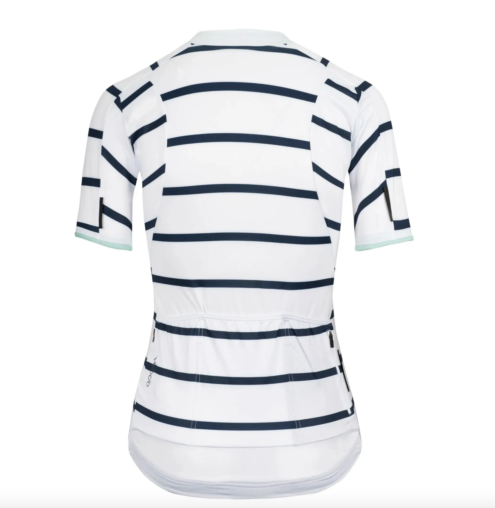 VELOCIO WOMENS BRETON JERSEY WHITE NAVY