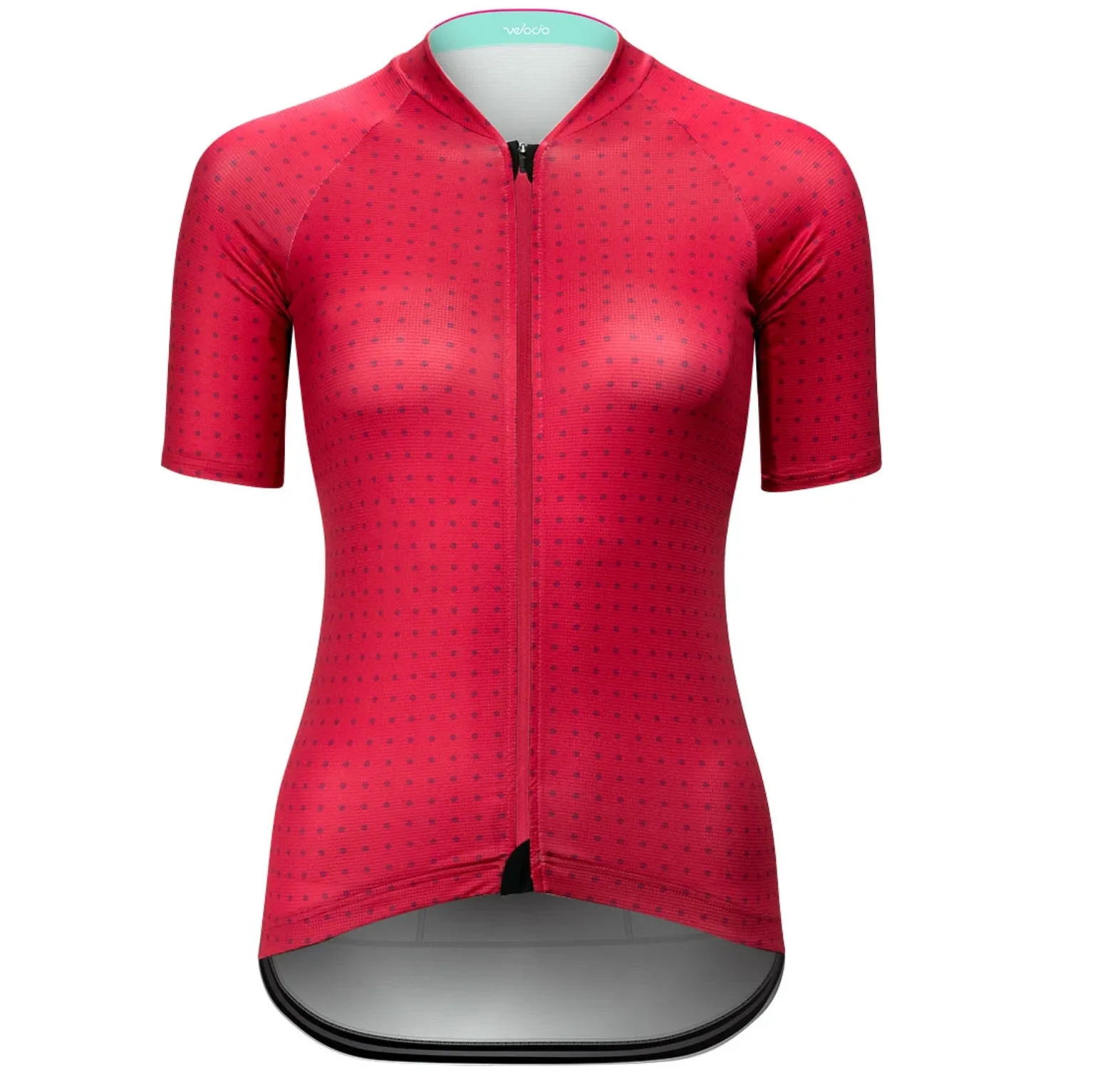 VELOCIO WOMENS JERSEY ULTRALIGHT GRID DOT RASPBERRY