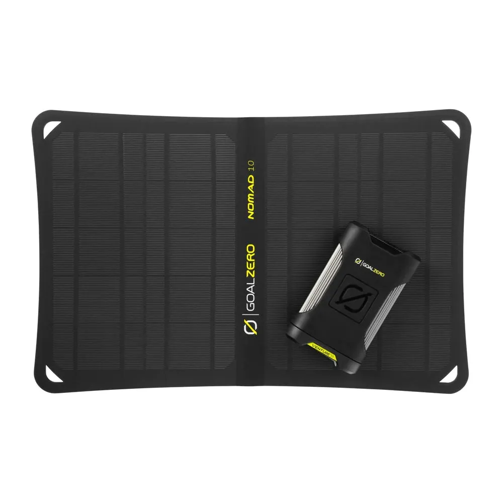 Venture 35 Power Bank W/ Nomad 10 Solar Panel Kit