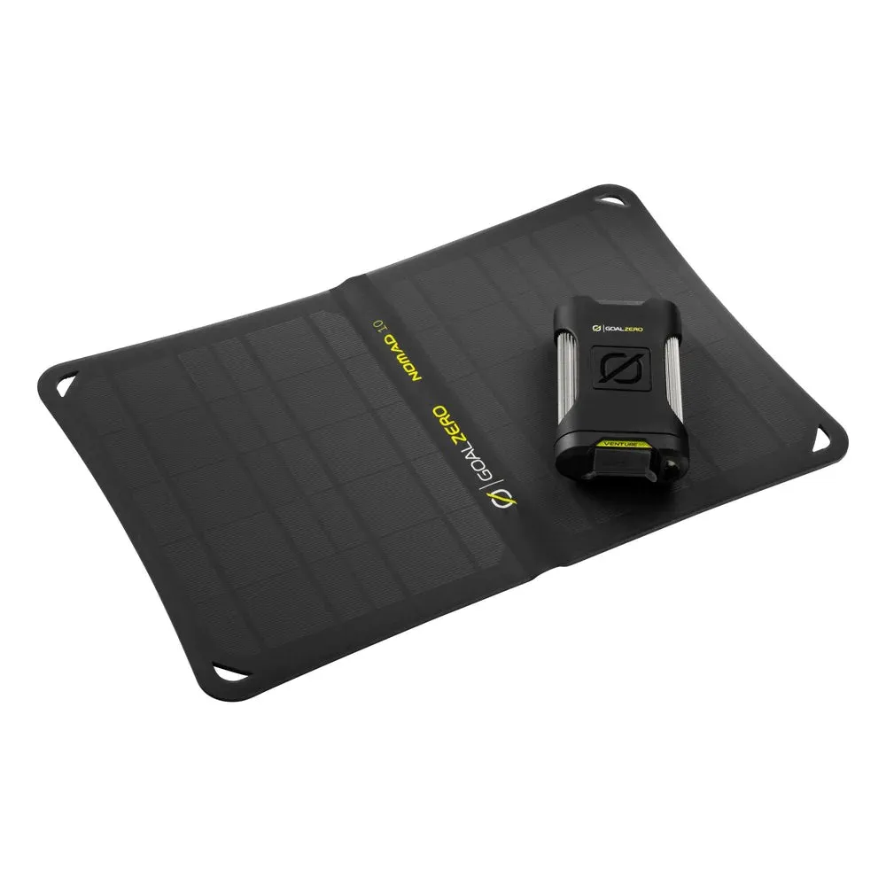 Venture 35 Power Bank W/ Nomad 10 Solar Panel Kit