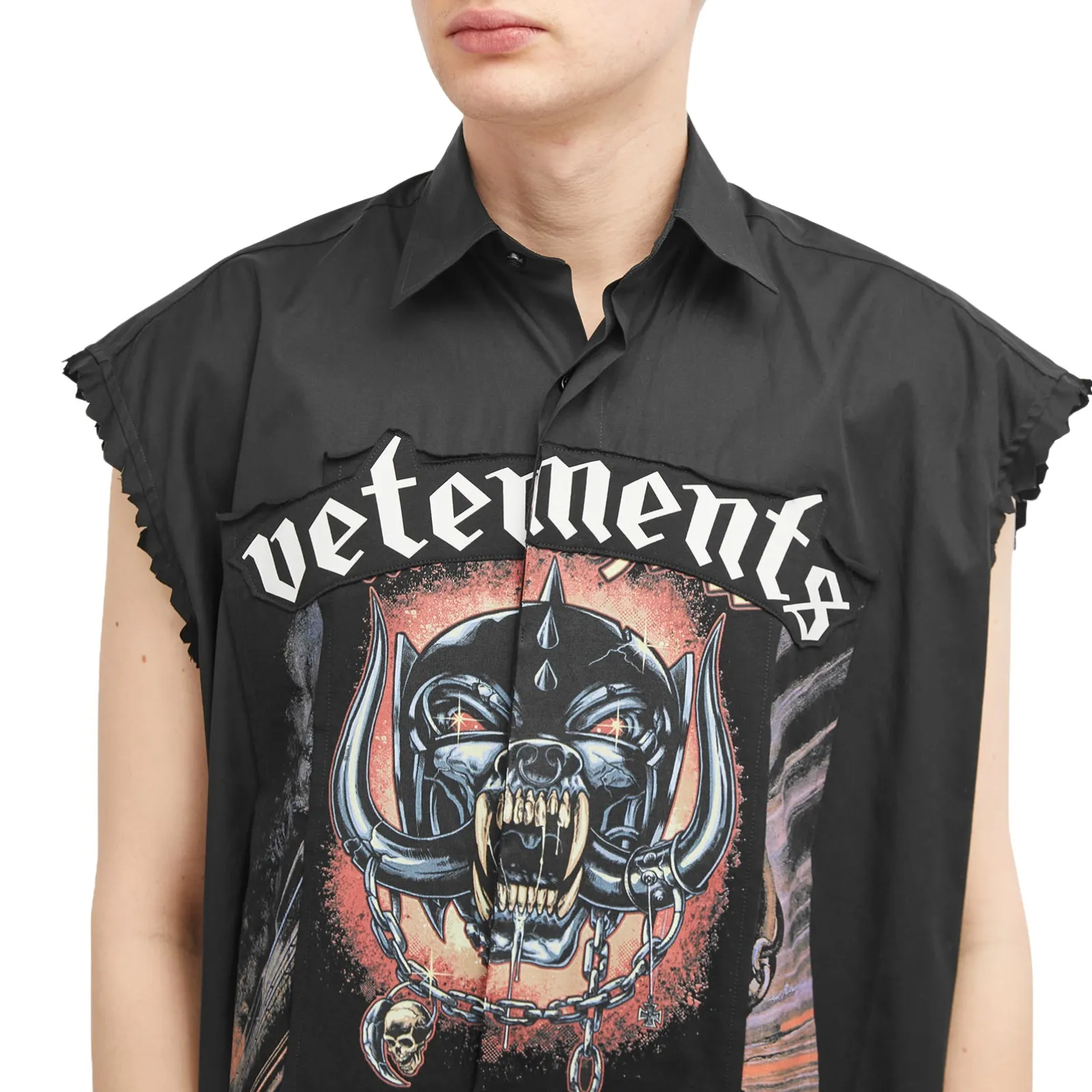 VETEMENTS  |Unisex Sleeveless Street Style Cotton Logo Vests & Gillets