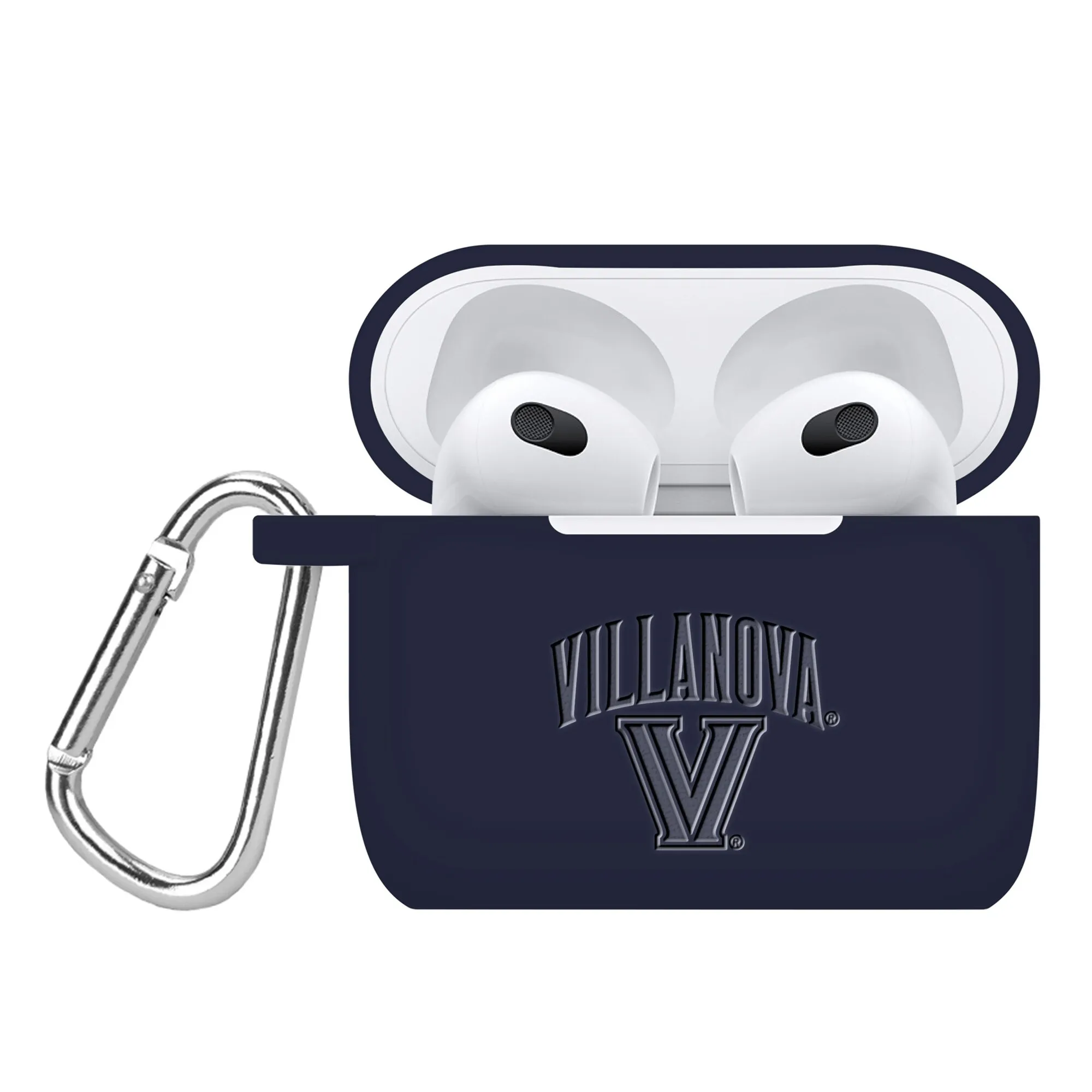 Villanova Wildcats Debossed Silicone AirPods Gen Three Case Cover