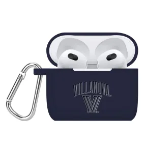 Villanova Wildcats Debossed Silicone AirPods Gen Three Case Cover