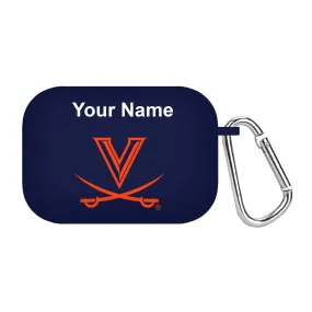 Virginia Cavaliers Navy Personalized AirPods Pro Case Cover