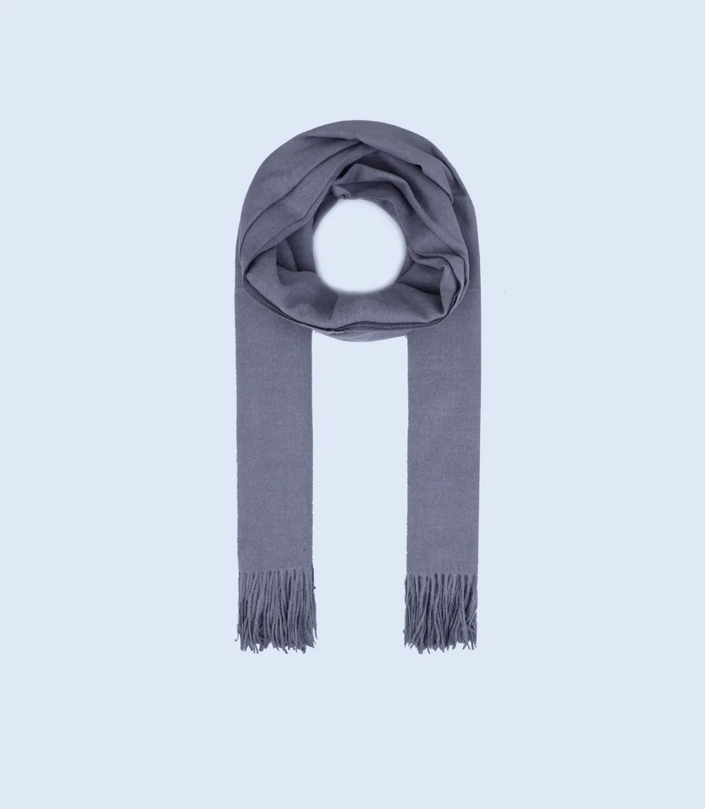 WA1219-GREY-Scarf For Women