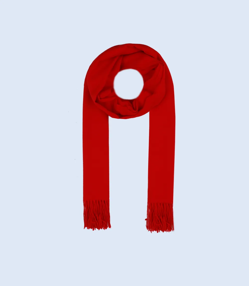 WA1219-RED-Scarf For Women