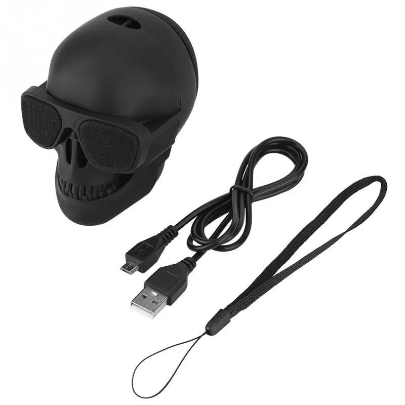 Wireless Bluetooth Skull Speaker - Portable Mini Stereo Speaker