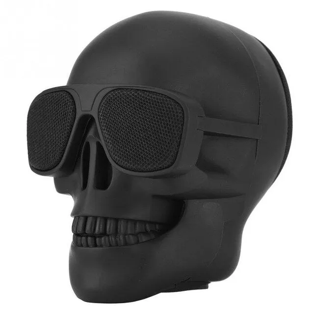 Wireless Bluetooth Skull Speaker - Portable Mini Stereo Speaker