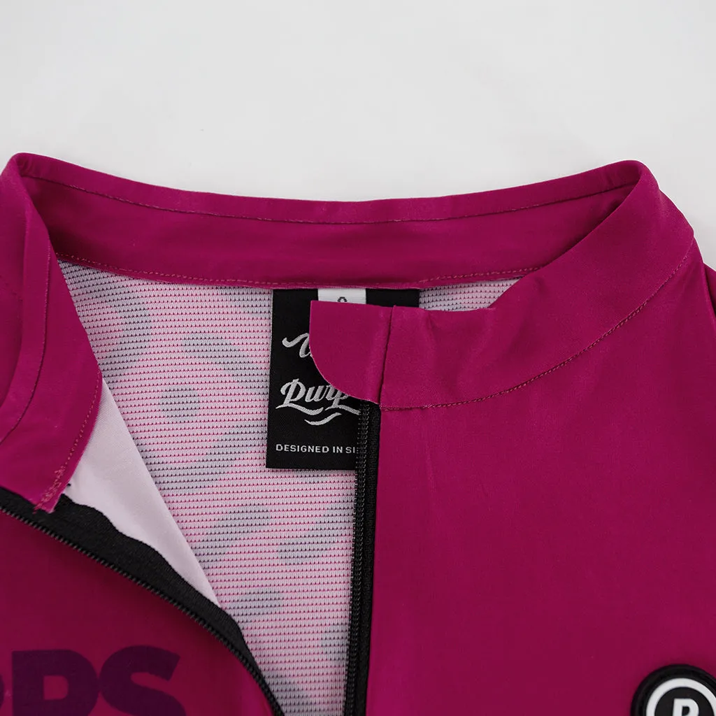 Women Pro Cycling Jersey v3 Long Sleeve (Amaranth Red)