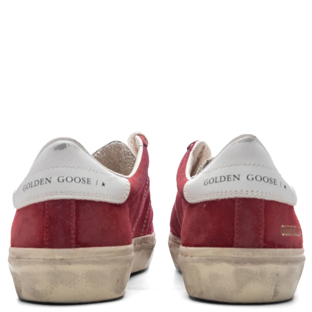 Women's Soul-Star Suede Sneaker - Dark Red/Milk