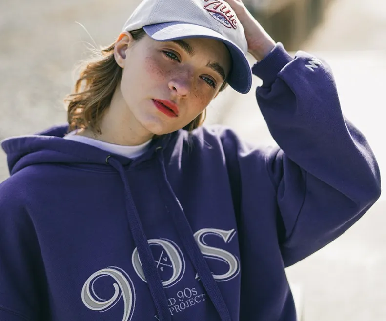 WV PROJECT  |Unisex Street Style Long Sleeves Cotton Oversized Logo