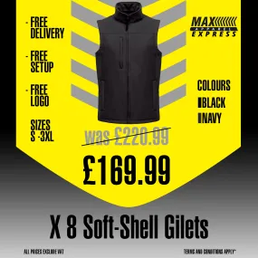 X8 Soft-Shell Gilets