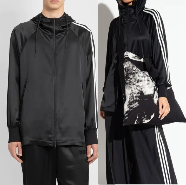 Y-3  |Unisex Street Style Long Sleeves Logo Hoodies & Sweatshirts